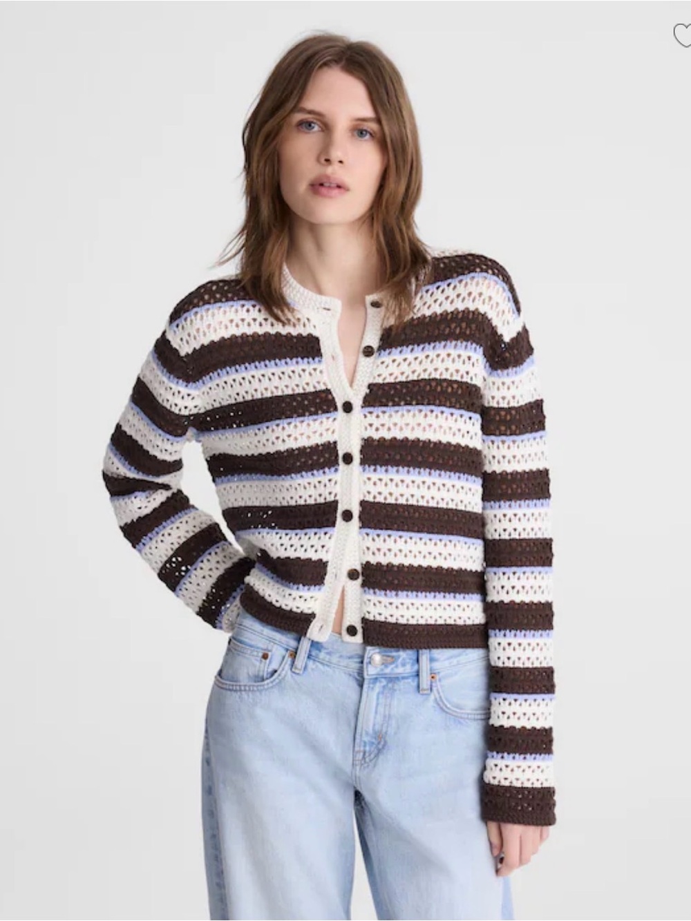 Madewell Open-Stitch Crewneck Sweater